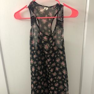 Frenchi Tank Top flower size Medium